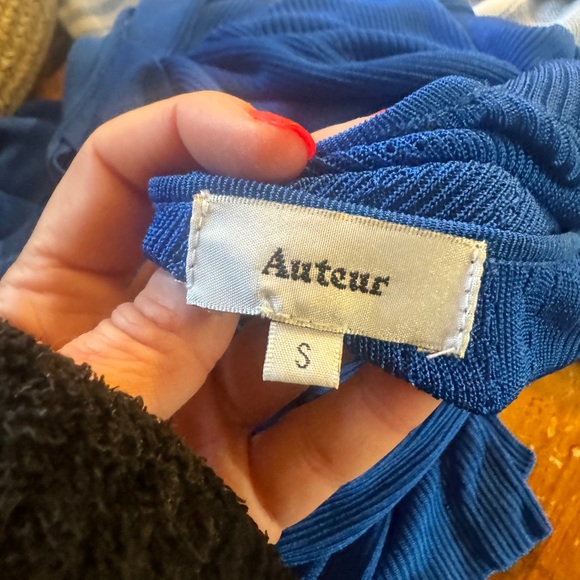 Auteur Stevie Maxi Dress in Cobalt Blue S Revolve Rib Knit - Picture 11 of 16